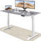 Desktronic Homeone Höhenverstellbarer Schreibtisch 160 × 80 cm – Elektrischer Schreibtisch Mit Zwei Elektrischen Motoren, Touchscreen-Steuerung Und Integrierten USB-a- Und USB-c-ladeanschlüssen