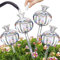 NiHome Bewässerungskugeln für Pflanzen, 4 Stück, schillerndes Glas, Kaktus, selbstbewässernde Kugel, Glasbewässerung für Topfpflanzen, 140 ml Kapazität, automatisches Mini-Bewässerungssystem
