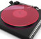 Turntable Mat Record Platter Slipmat: Acrylic Record Player Platter Vinyl Slipmat for Turntables Antistatic Tighter & Defined Bass, Pink
