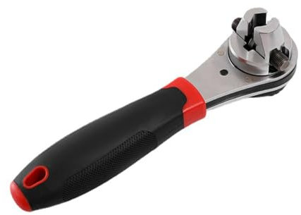 LYNNRICK La llave de carraca ajustable es adecuada para llaves de vaso ajustables con tornillo de 6-22 mm y antideslizante