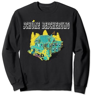 Weihnachten Schöne Bescherung Haus Lichterketten, Geschenk Sweatshirt