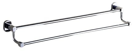 Porte-serviettes Mural en cuivre Pour Salle de bain, Rails de Salle de bain, Support de Salle de bain en Acier inoxydable, Porte-serviettes Avec Doubles étagères Pour Salle de bain et cuisin