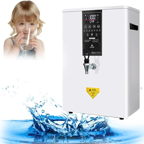 YEHOZZ Wall-Mounted Hot Water Dispenser, Instant Water Boiler Lectric Kettles with Heating Touch Scree For Coffee Home Office,80L