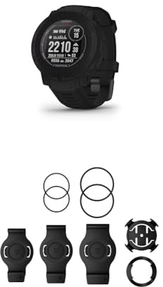 Garmin Instinct 2 Solar Tactical – Rugged GPS Smartwatch with Infinite Battery Life in Smartwatch Mode & QuickFit Band