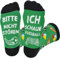 Brightdeal Lustige Fußball Socken mit Spruch Bitte Nicht Stören Ich Schaue Fußball, Geschenke für Männer und Damen Fußball Fanartikel Fußballliebhaber Geburtstag Vatertag Geschenke