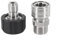 Verbessern Sie Effizienz und Leistung mit dem For Quick Connect Hochdruckreiniger-Adapter-Set, zuverlässig, Edelstahl (15 mm)