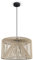 Paco Home LED Pendelleuchte Wohnzimmer Pendellampe Hängeleuchte Esszimmer Küche Deko Vintage Korboptik Boho Natur E27, Lampenart:Pendelleuchte, Farbe:Schwarz 14