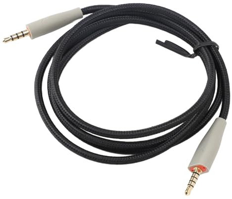 Annadue Headset Kabel 3,5mm Ersatz Kopfhörer Ersatz Kabel für Beyer Dynamic MMX 100 Headset, 1,2 M/3,94 Ft (GRAY)