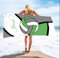 PTNQAZ Strandtuch für Kinder, personalisiertes Volleyball-Team-Handtuch, Badetücher, Schwimmen für Poolurlaub, individuelles Strandtuch, Jugendgeschenk (grün)