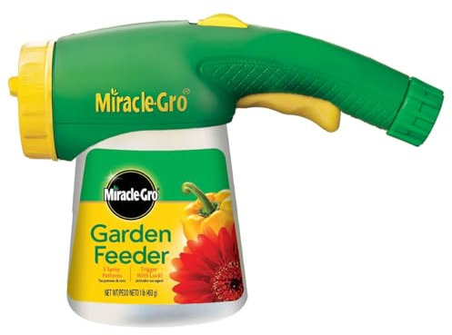 Miracle-Gro Feeder | Easy Garden Hose Attachment for Fast & Even Feeding | Compatible with All Water-Soluble Plant Food | Ideal for Lawns, Flowers, Vegetables & Shrubs