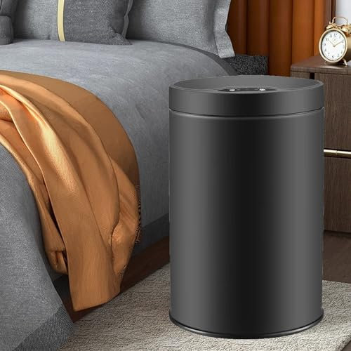 FALANZATH Mülleimer Sensor, 10L Mülleimer Automatischer mit Infrarotsensor, Touchless Abfalleimer Küche, Elektrischer Müllbehälter aus Edelstahl für Büro Schlafzimmer Wohnzimmer