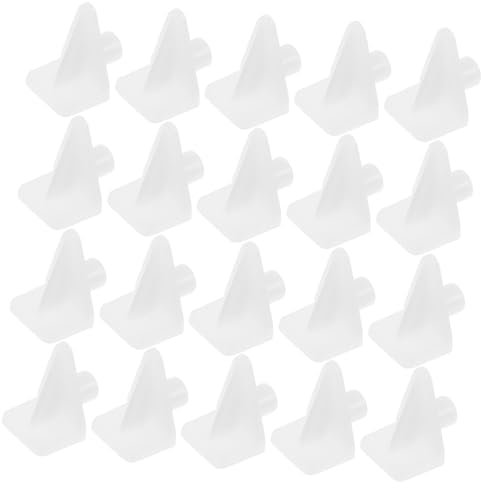 Yardenfun 100stücke Regalstützstifte Weiß Für Bücherregale Und Schrankregale Einfache Installation Haltbarer Stabilisator Regalstifthalter Für Aufbewahrungslösungen