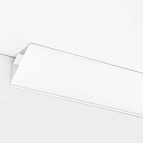 LED-Aluminiumk für indirekte Beleuchtung, Eck- und Kronenformprofil, Sockelleiste, Schienen- und Deckendiffusor, 10 m, weißes LED-Lichtleisten-Zubehör