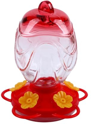 Osmond Hummingbird Feeders for Outdoors Hanging Hand Blown Glass Hummingbird Feeder 15 Oz Sealed and Leak with Feeder