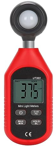 Belichtungsmesser, Digitales Luxmeter 383BT Mini-Lichtmessgerät, Umwelttestgerät, Hand