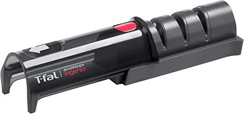 Tefal Sharpener Ingenio Compact Sharpener K26105 Black 2.0 x 1.8 x 4.9 inches (5.2 x 4.6 x 12.4 cm)