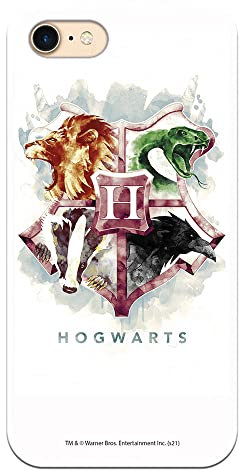 Personalaizer Original-Schutzhülle kompatibel mit iPhone 7 oder iPhone 8 oder SE 2020 mit einem Design von Harry Potter Hogwarts Aquarell