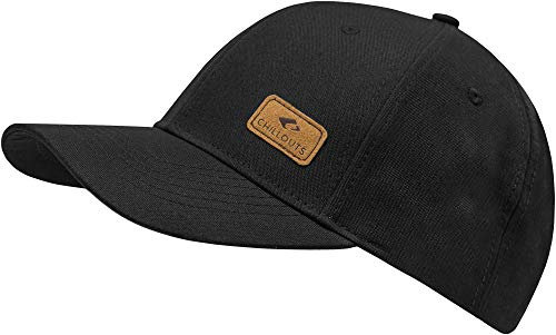 CHILLOUTS Amadora Baseball Cap - Unisex Cap Verstellbar, Sommer Cap Sportlich, Basecap Herren Damen Kinder, Tennis Atmungsaktiv, schwarz