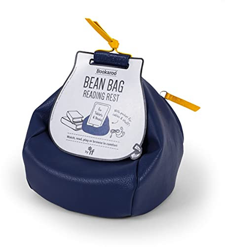 Bookaroo Pouf de lecture Bleu marine