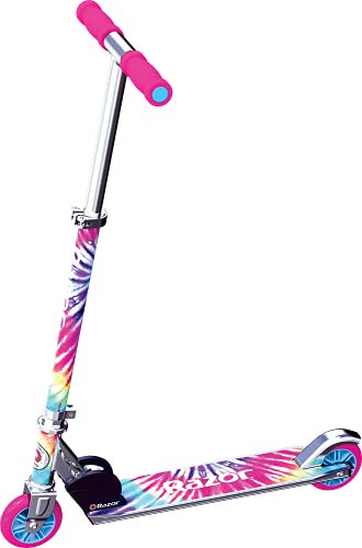 Razor A Kick Scooter, Sonderedition Tie-Dye Grafik, Aluminium Klapproller