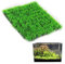 Gazon Artificiel carré pour Aquarium - en Plastique - Vert - 23 x 23 x 3 cm