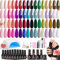 Beetles Gel Nail Polish Kit with Uv light 52 Pcs Gel Starter Kit 32 Colors Pink Blue Red Glitter Gel Polish Set Soak Off Base Top Coat Builder Blooming Gel Art Manicure Kit Christmas Gift