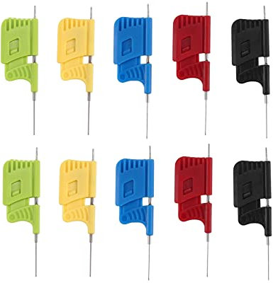 Ocnvlia 10 clip di test SDK08 SMD IC Test per test elettrici, chip di prova ultra clip