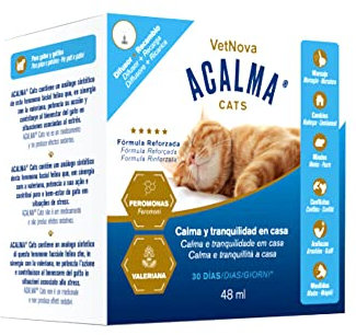 VetNova ACALMA® Cats Difusor - Recambio 48 ml