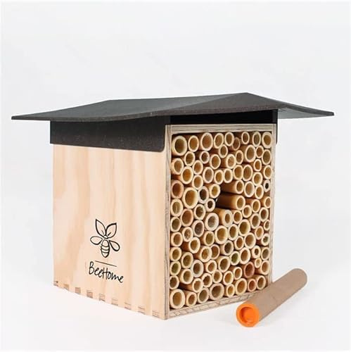 ERBECK - BeeHome dunkel - Wildbienenhotel mit Gutschein für 25 Bienen!