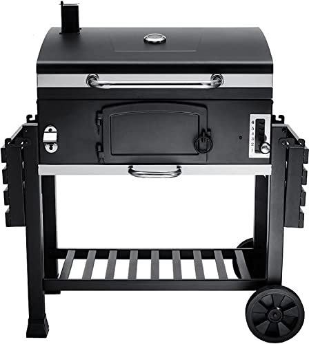 Holzkohlegrills Großer Outdoor-Holzkohle-BBQ-Grill, Multifunktions-BBQ-Grill, Outdoor-Holzkohle-BBQ-Grill, Heavy BBQ-Grill