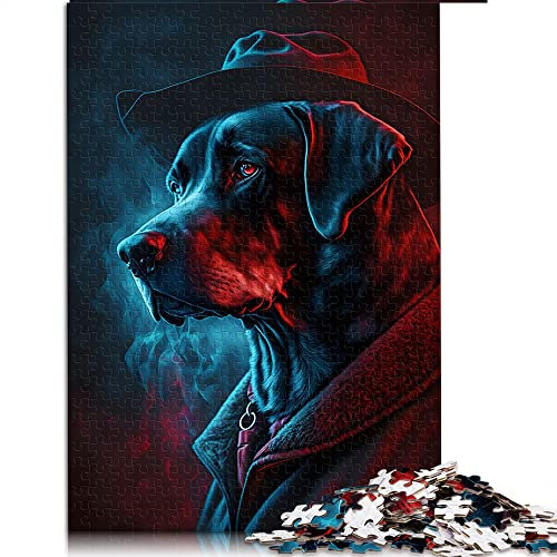 1000 Teile Puzzle Canine Crime Solver Puzzle für Erwachsene Kartonpuzzle Familienaktivität (Größe 26x38cm)