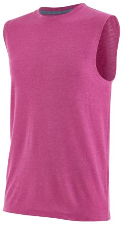 Mizuno Infinity - Camiseta sin mangas de entrenamiento muscular para mujer, Fucsia (Festival Fuchsia), X-Large