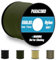 Omtofo 50M Paracord 550 Nylon Seil 4mm, 7 Kern-Strängen Paracord Schwarze Fallschirmschnur Nylonschnur für Armband, Leine, Halsband, Survival Paracord Max. 250kg (550lbs)