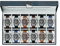 ProCase Uhrenbox mit 12 Fächern, Uhrenkasten mit Glasdeckel, Uhrenkoffer mit Uhrenkissen, Uhrenaufbewahrung, Premium-Uhrenschatulle, PU-Leder Uhrenkasten, Watch Box für Herren - 12 Fächer, Blau