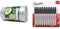 BIN IT 40 Clear Large 70L Strong & Secure, Tie Top, Recycling Sacks, Bin Bags, Bin Liners & Sharpie Permanent Markers | Fine Point for Bold Details | Black Ink | 12 Marker Pens