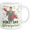 Meme Tasse Geschenk Kürzt Das Lehrergehalt Kaffee-Becher (Weiß)