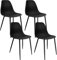 Kick Collection 4er Set Gartenstuhl Nero - Schwarz - Modern und Hochwertig - Hochwertige Materialien - Erhältlich in vielen Farben