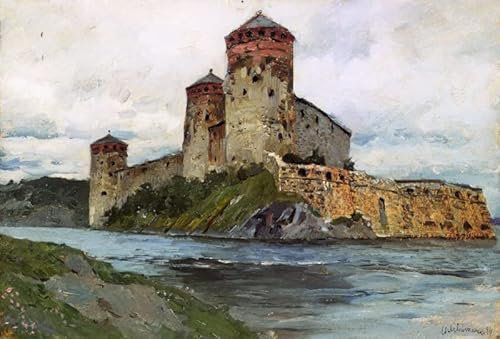 PSVDCTOO Gefeiert Wandbilder Kunst Poster Poster Wandbild Festung Finnland Von Isaac Levitan für Heimdekoration60x90cm