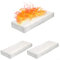 ZAMETTER 3 esponjas de lana de cerámica bioetanol interior chimenea chimenea esponja cerámica biofibras gel chimenea esponja (30 × 10 × 5 cm)