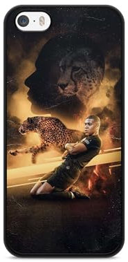 Générique Phone Case Compatible Iphone 7/8/SE 2020/SE 2022 Silicone TPU Mbappé Footballer Champion Star Goat Ronaldo Messi