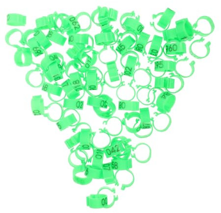 DRESSOOS Vogelidentifikations-beinbänder 100-teiliges Taubenfuß-Set Für Brieftauben