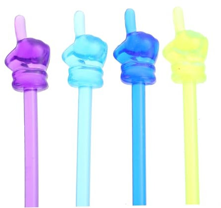 KOMBIUDA 4 Stück Tanz-Leuchtstab spaß glowstick spielsachen Geschenkidee party supplies toy Mini-Spielzeug Club Leuchtstab Zeiger für das Klassenzimmer Geste Leuchtstab vokaler Konzertstock