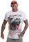 Yakuza Herren Wildcat Regular T-Shirt, Weiß, XL