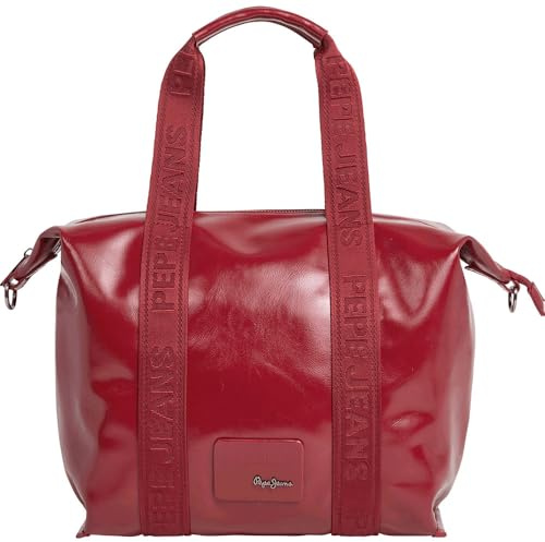 Pepe Jeans Damen Chelsea Glossy Tasche, Rot (Rot), Einheitsgröße, Rot, Einheitsgröße