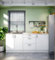 Cucina completa Lipomo, Composizione cucina moderna, Set cucina componibile, Soluzione cucina funzionale, Bianco e Rovere