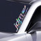 JDM Auto Aufkleber Frontscheibe - 55x12,5 cm Sonnenblendstreifen - Japanischer Schriftzug - Tuning Sticker für Windschutzscheibe - Blickfang für JDM-Fans, Hologramm
