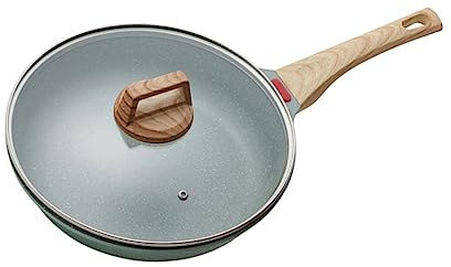 LABRIMP Padella Antiaderente per Pancake e Omelette per Induzione Facile da Fritture e Varie