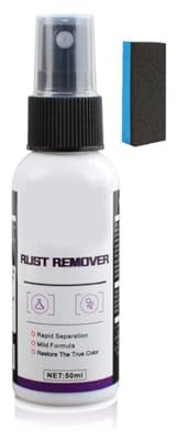 Eliminador de óxido potente para pintura y llantas de coche, potente limpiador multiusos para eliminar manchas de óxido y arañazos en spray. (1PCS)