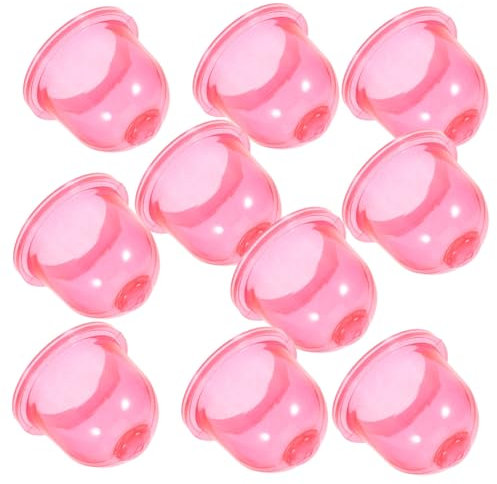 ifundom 10 Piezas Aceite para Cortacésped y Motosierra Cups de Aceite Transparentes para Herramientas de Jardín Instalación Simple y Compatible con Motores Pequeños