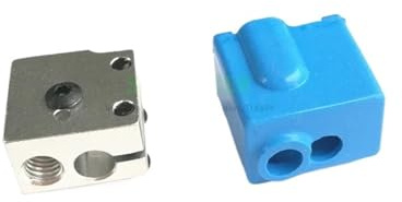 Volcano Silikonsocken Volcano Heizblock for ANYCUBIC Vyper 3D-Drucker oder V6 J-Kopf Hotend 3D-Druckerteile unverwechselbar(2pcs socks)